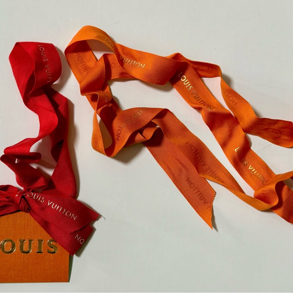 Louis Vuitton Orange Box with Red and Blue Accents - Picture 14 of 15